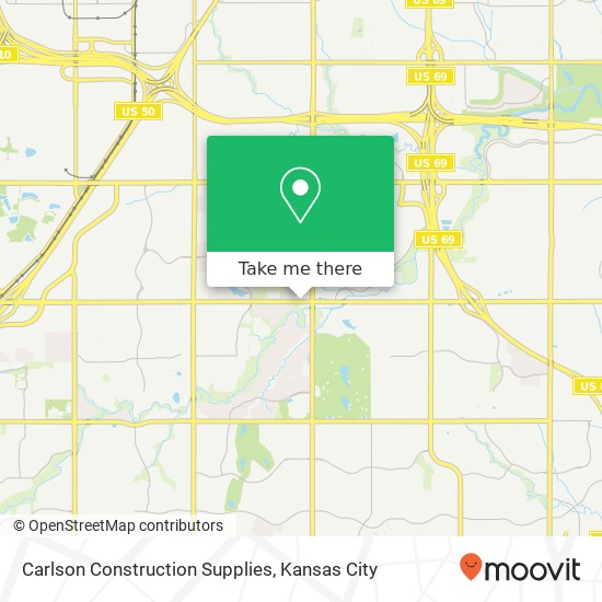 Carlson Construction Supplies map