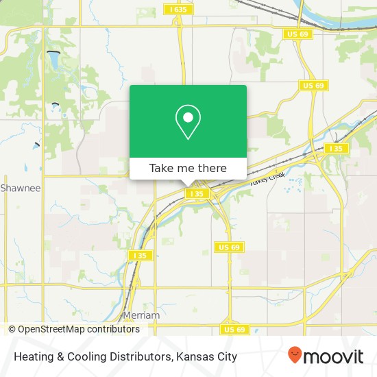 Mapa de Heating & Cooling Distributors