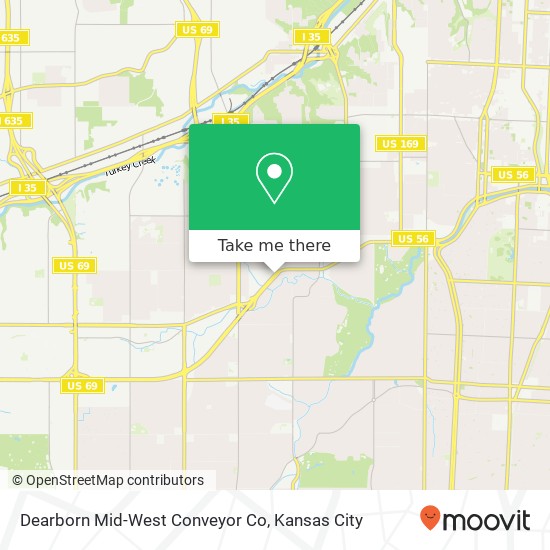 Dearborn Mid-West Conveyor Co map