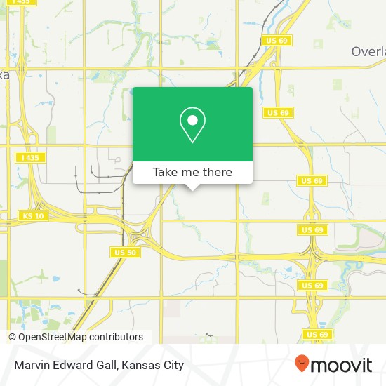 Marvin Edward Gall map