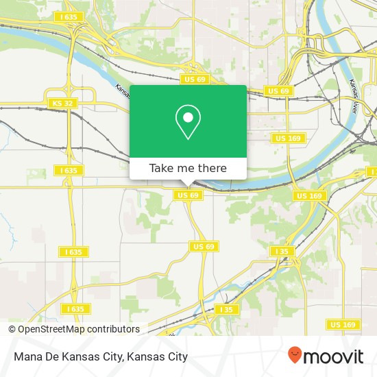 Mana De Kansas City map