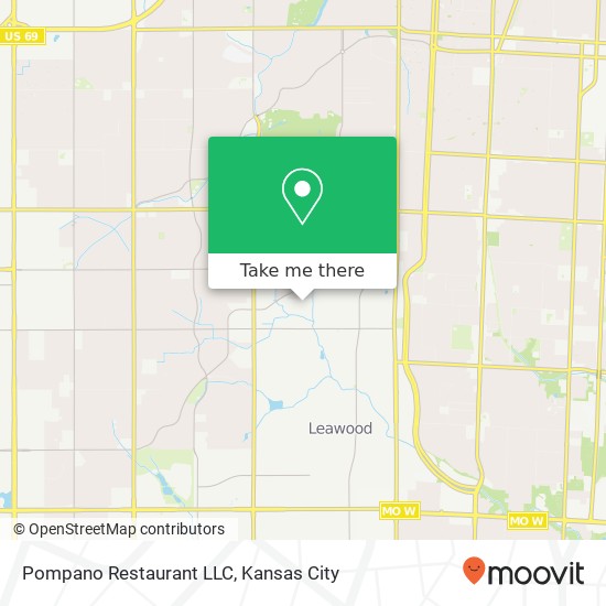 Mapa de Pompano Restaurant LLC