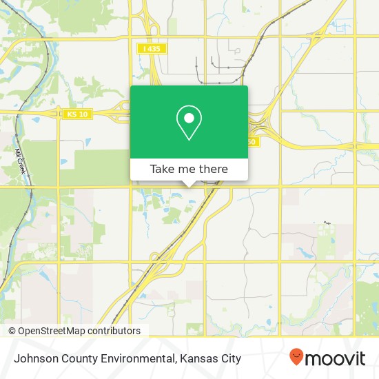 Johnson County Environmental map