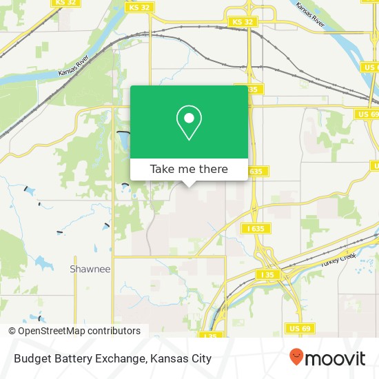 Budget Battery Exchange map