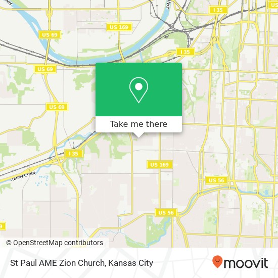 St Paul AME Zion Church map