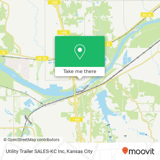 Utility Trailer SALES-KC Inc map