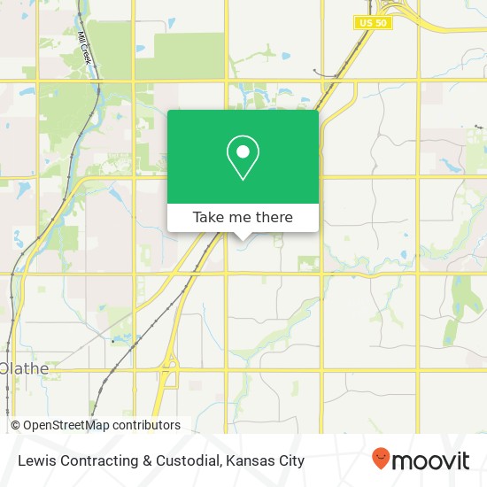 Lewis Contracting & Custodial map