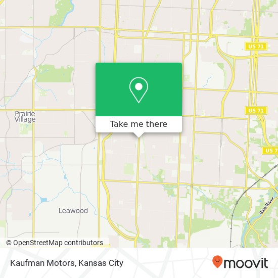 Mapa de Kaufman Motors