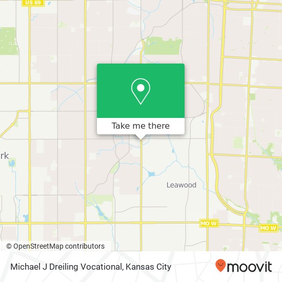 Mapa de Michael J Dreiling Vocational