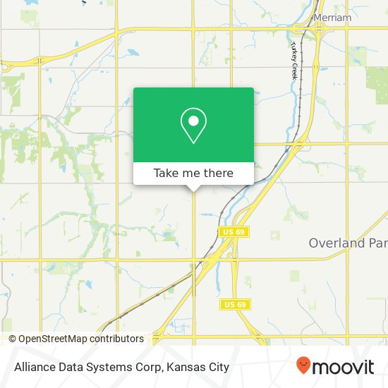 Alliance Data Systems Corp map