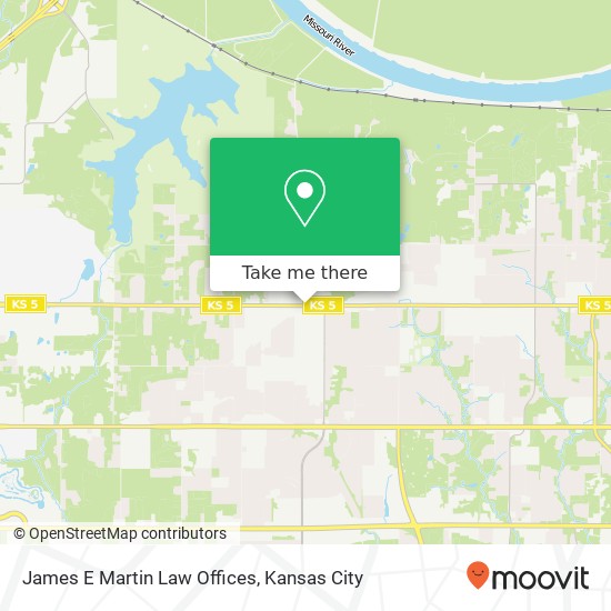 James E Martin Law Offices map