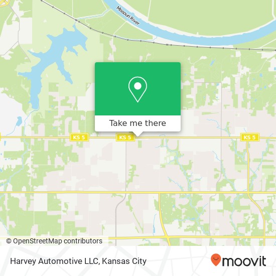 Harvey Automotive LLC map