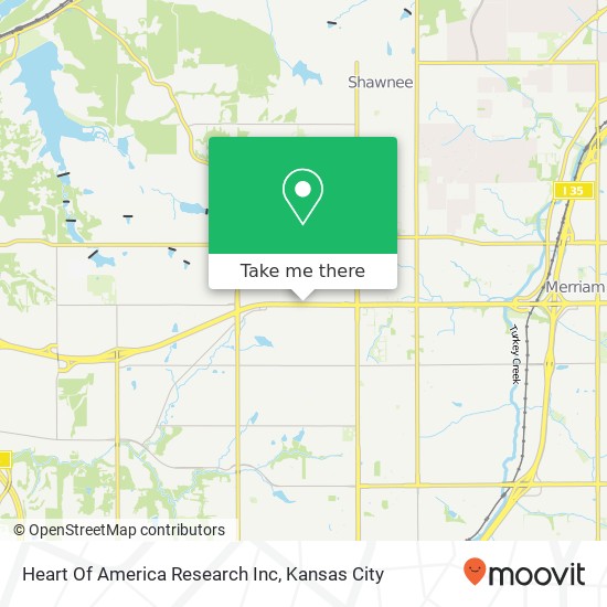Heart Of America Research Inc map