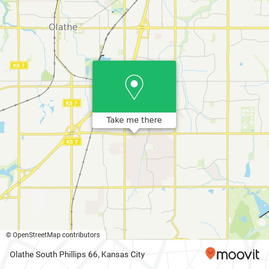 Mapa de Olathe South Phillips 66