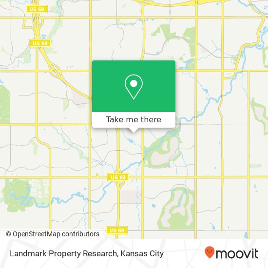 Landmark Property Research map