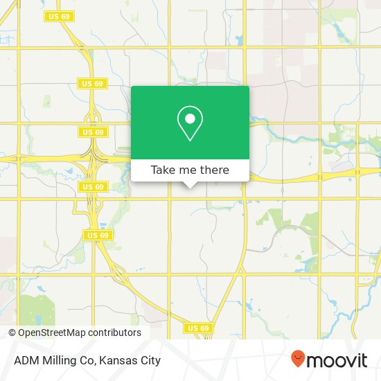 Mapa de ADM Milling Co