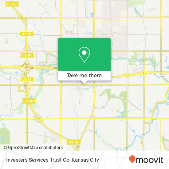 Investers Services Trust Co map