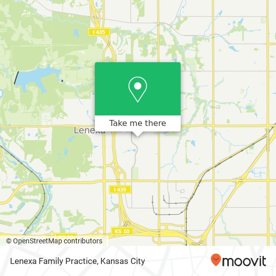 Lenexa Family Practice map