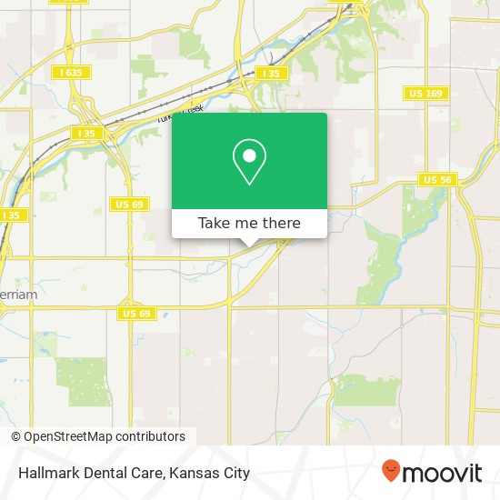 Mapa de Hallmark Dental Care