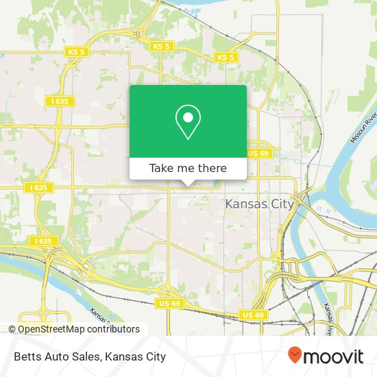 Betts Auto Sales map