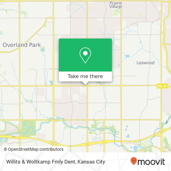 Willits & Woltkamp Fmly Dent map