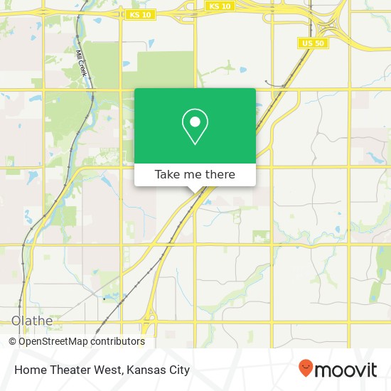 Mapa de Home Theater West