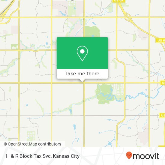 H & R Block Tax Svc map