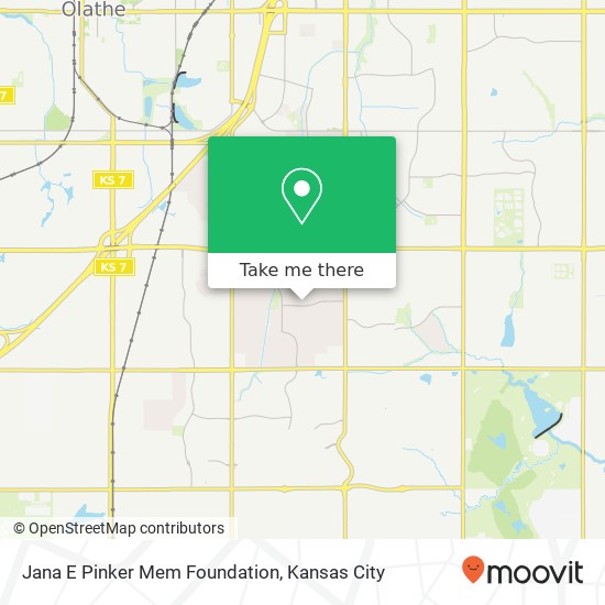 Jana E Pinker Mem Foundation map