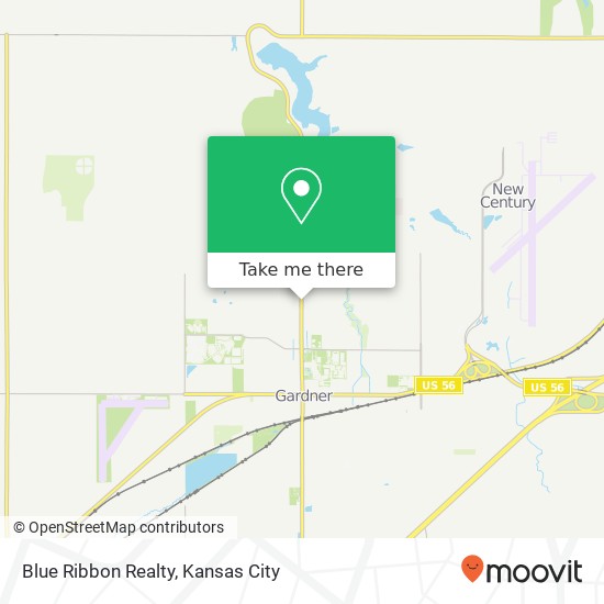 Blue Ribbon Realty map