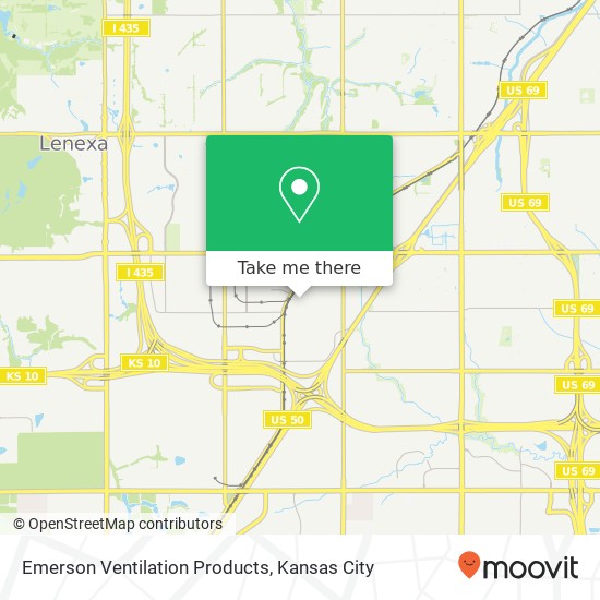 Emerson Ventilation Products map