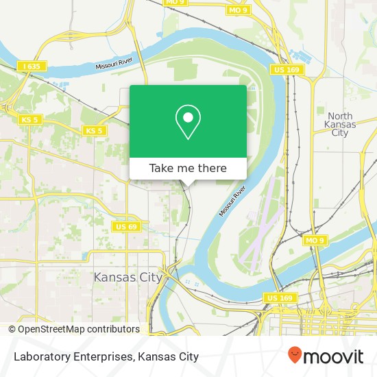 Mapa de Laboratory Enterprises