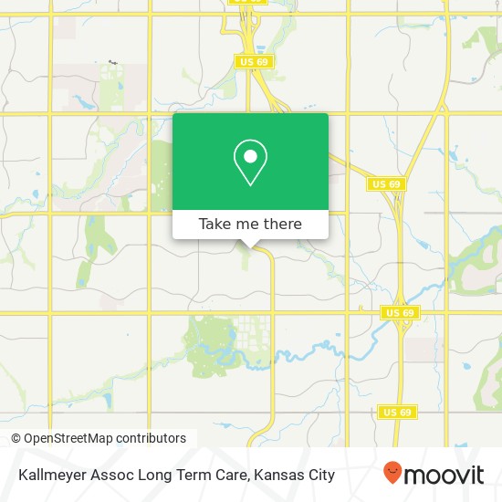 Kallmeyer Assoc Long Term Care map