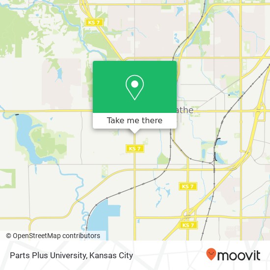 Parts Plus University map