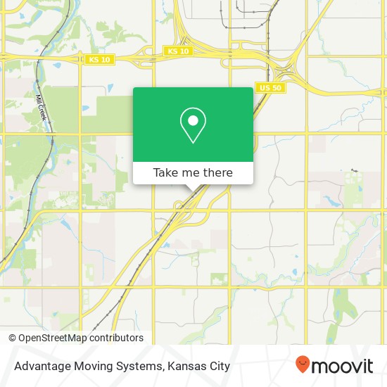 Advantage Moving Systems map