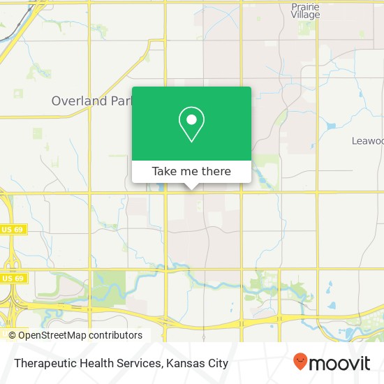 Therapeutic Health Services map