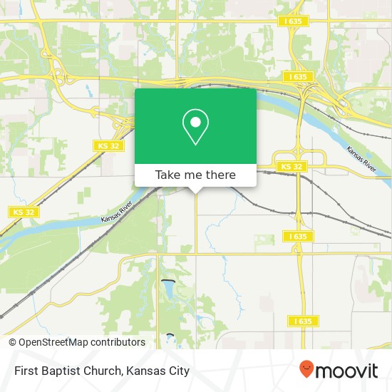 First Baptist Church map