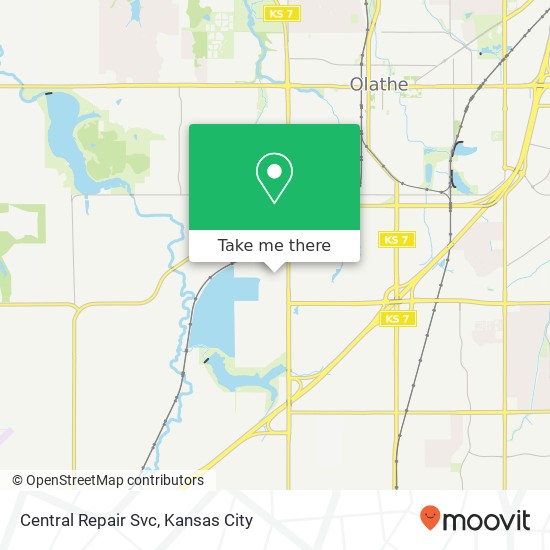 Central Repair Svc map