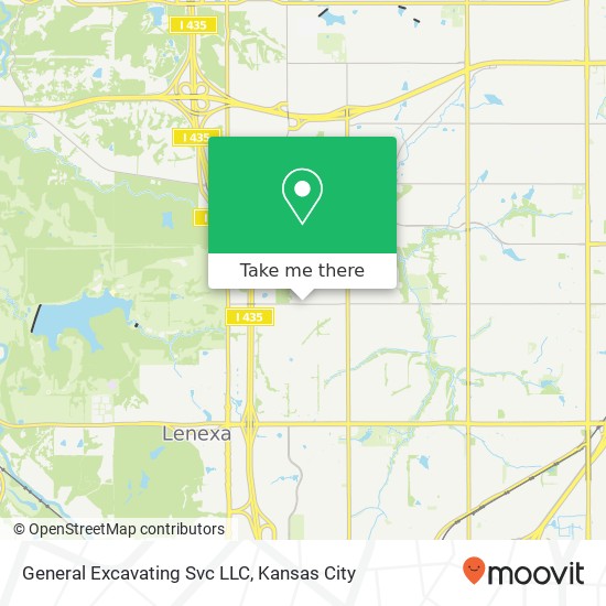 Mapa de General Excavating Svc LLC