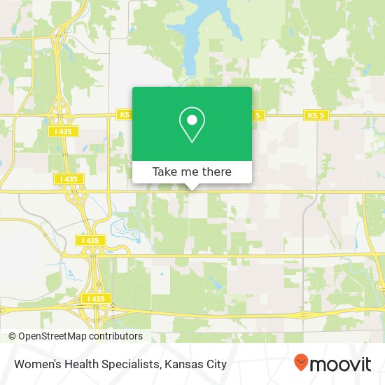 Women's Health Specialists map