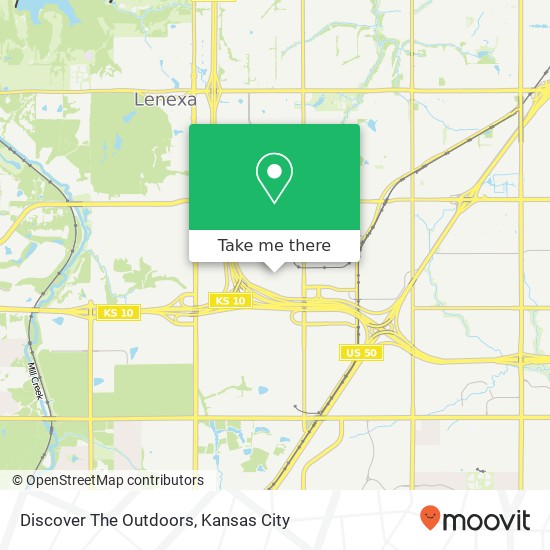 Discover The Outdoors map