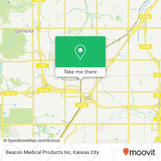 Mapa de Beacon Medical Products Inc