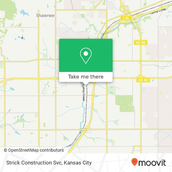 Strick Construction Svc map