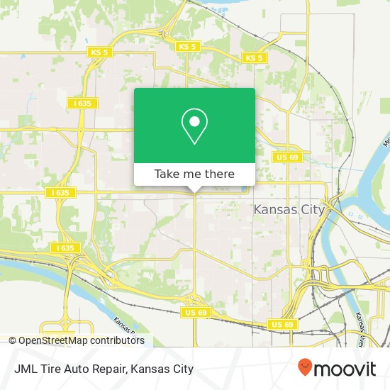 JML Tire Auto Repair map