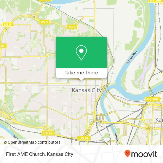 Mapa de First AME Church