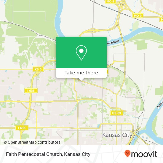 Mapa de Faith Pentecostal Church