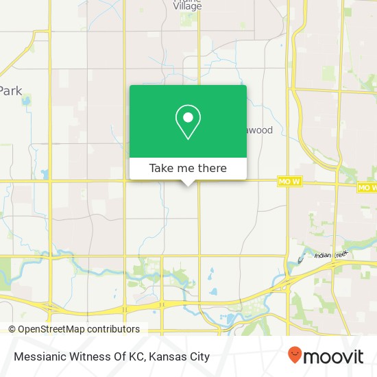 Messianic Witness Of KC map