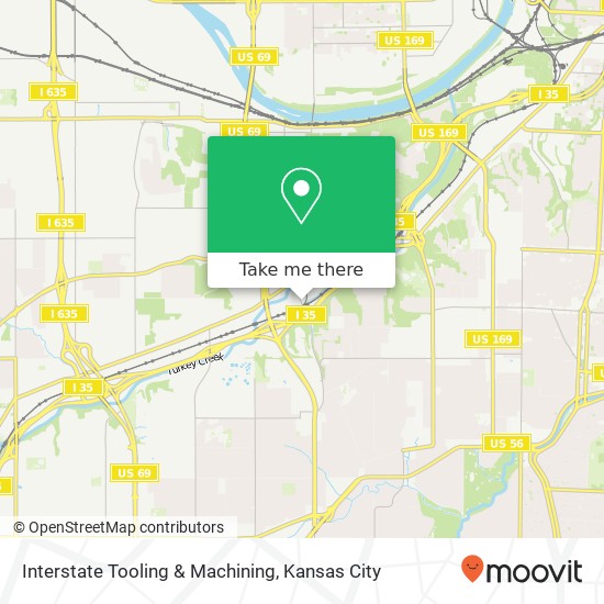Mapa de Interstate Tooling & Machining