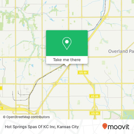 Hot Springs Spas Of KC Inc map