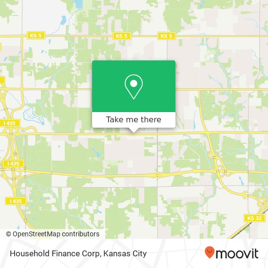 Household Finance Corp map