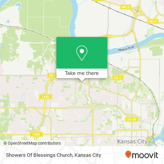 Mapa de Showers Of Blessings Church